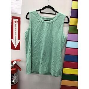 Logo principles Lori Goldstein women’s ribbed tank size large seafoam new HSN